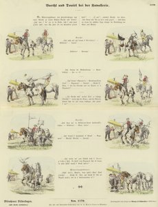 Barthl e Donisl na cavalaria de German School