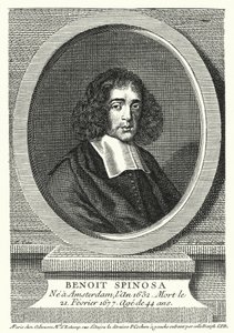 Baruch Spinoza, filósofo holandês (gravura) de German School