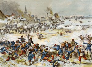 Batalha de Bapaume, guerra franco-prussiana, 3 de janeiro de 1870 de German School