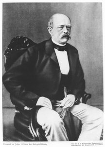 Bismarck em 1870 antes da Declaração de Guerra de German School