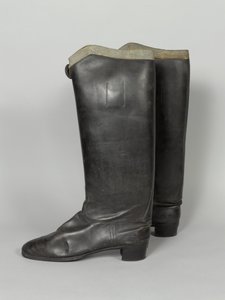 Boots, 3rd von Zieten Hussars, usado por HRH O Duque de Connaught, pré-1914 (bota) de German School