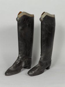 Boots, 3rd von Zieten Hussars, usado por HRH O Duque de Connaught, pré-1914 (bota) de German School
