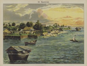 Camarões, África Central (cor litho) de German School