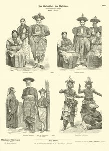 Trajes cingaleses, 1880