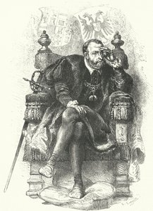 Carlos V, Santo Imperador Romano (gravura) de German School