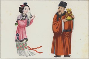 Pinturas chinesas (cor litho) de German School