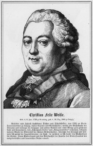 Christian Felix Weibe (gravura) de German School