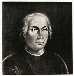 Christoph Columbus, 1884-90 (fototipo) de German School