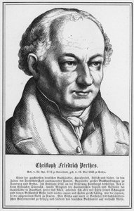 Christoph Friedrich Perthes (gravura) de German School
