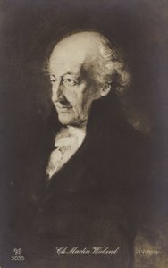 Christoph Martin Wieland (1733-1813), poeta, escritor e tradutor alemão (litografia) de German School