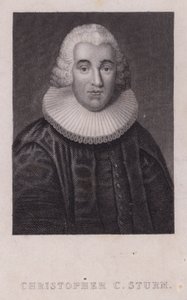 Christopher Christian Sturm, teólogo alemão (gravura) de German School