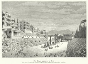 Circus Maximus, Roma (gravura) de German School