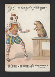 Palhaços (chromolitho) de German School