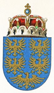 Brasão de armas da Baixa Áustria, c.1898 de German School