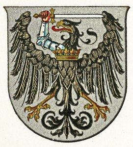 Brasão de armas da Prússia Ocidental, c.1898 de German School