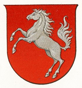 Brasão de Westphalia, c.1898 de German School