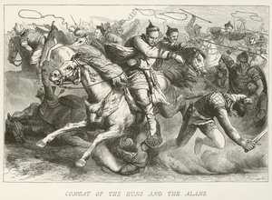 Combate dos hunos e dos alanos de German School