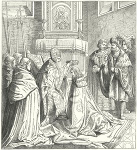 Coroação do Santo Imperador Romano Frederico III de German School