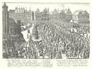 Procissão de coroação do Santo Imperador Romano Fernando II, Frankfurt de German School