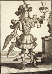 Traje para um negociante de pena, pub. por Gerard Valck (16512-1726) c.1690 de German School