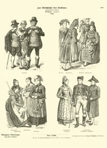 Fantasias de Baden, Alemanha, século XIX de German School