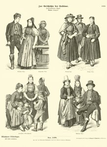 Fantasias de Baden, Alemanha, século XIX de German School