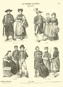 Fantasias de Baden, Alemanha, século XIX de German School