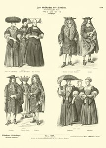 Trajes de Estrasburgo, do século 17 de German School