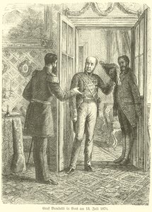 Conde Benedetti em Ems, 13 de julho de 1870 de German School