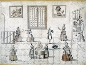 Vida quotidiana dos nobres e dos seus servos, Alemanha de German School