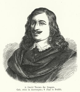 David Teniers, o mais novo, artista barroco flamengo (gravura) de German School