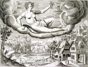 Dawn, gravada por Paul Furst (c.1605-66) (gravura) de German School