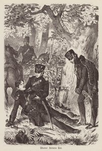 Morte do poeta e soldado alemão Theodor Koerner de German School