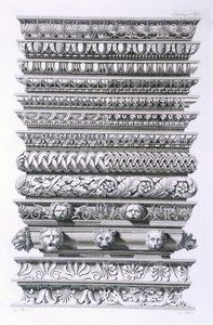 Designs para cornijas, 1856 de German School