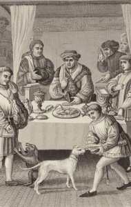 Salão de jantar de um príncipe de German School
