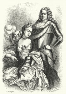 Duque e Duquesa de Marlborough (gravura) de German School