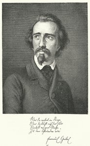 Emanuel Geibel, poeta e dramaturgo alemão (gravura) de German School