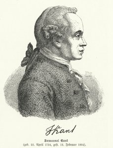 Emmanuel Kant, filósofo alemão de German School