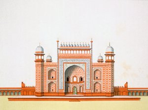 Entrada, taj mahal de German School