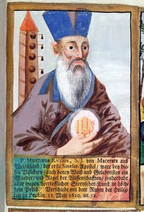 Padre Matteo Ricci (1552-1610) em traje mandarim de German School