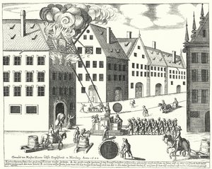 Bombeiros em Nuremberga de German School