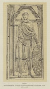 Flavius Aetius, general romano (gravura) de German School