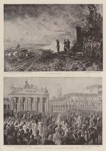 Guerra Franco-Prussiana (litho) de German School