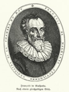 François de Malherbe, poeta e tradutor francês (litho) de German School