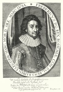 Frederico I, Rei da Boémia, o Rei do Inverno (gravura) de German School
