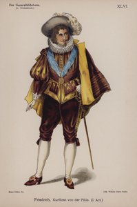 Friedrich, Duque do Palatinado, de Der Generalfeldoberst de Ernst von Wildenbruch (cor litho) de German School