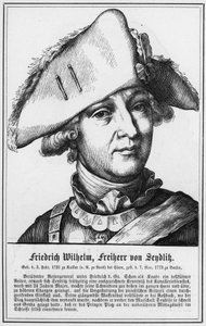 Friedrich Wilhelm, Barão de Sendlik (gravura) de German School
