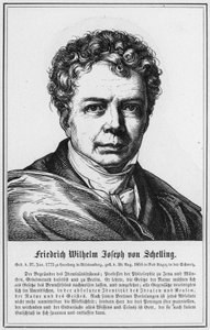 Friedrich Wilhelm Joseph von Schelling (gravura) de German School