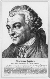Friedrich von Hagedorn (gravura) de German School