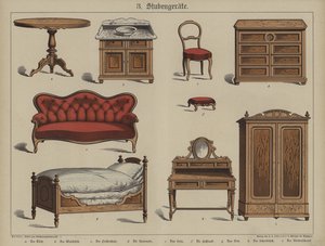 Móveis (cor litho) de German School